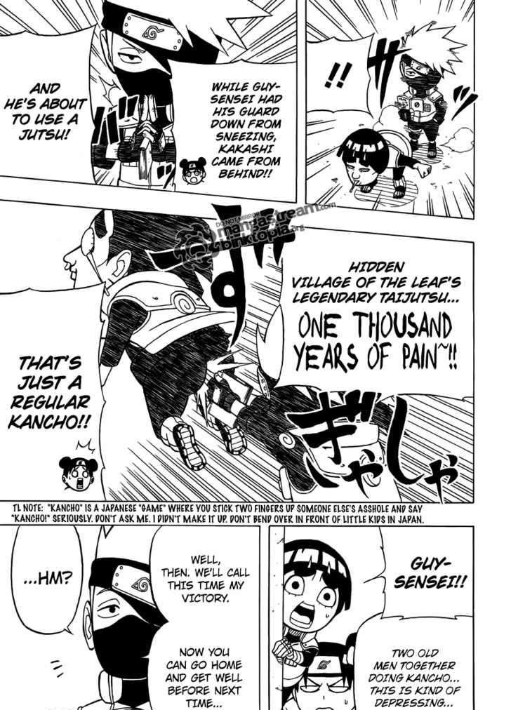 Rock Lee no Seishun Full-Power Ninden Chapter 4 page 6 - Chapter 4: Copy Ninja Rock Lee!?