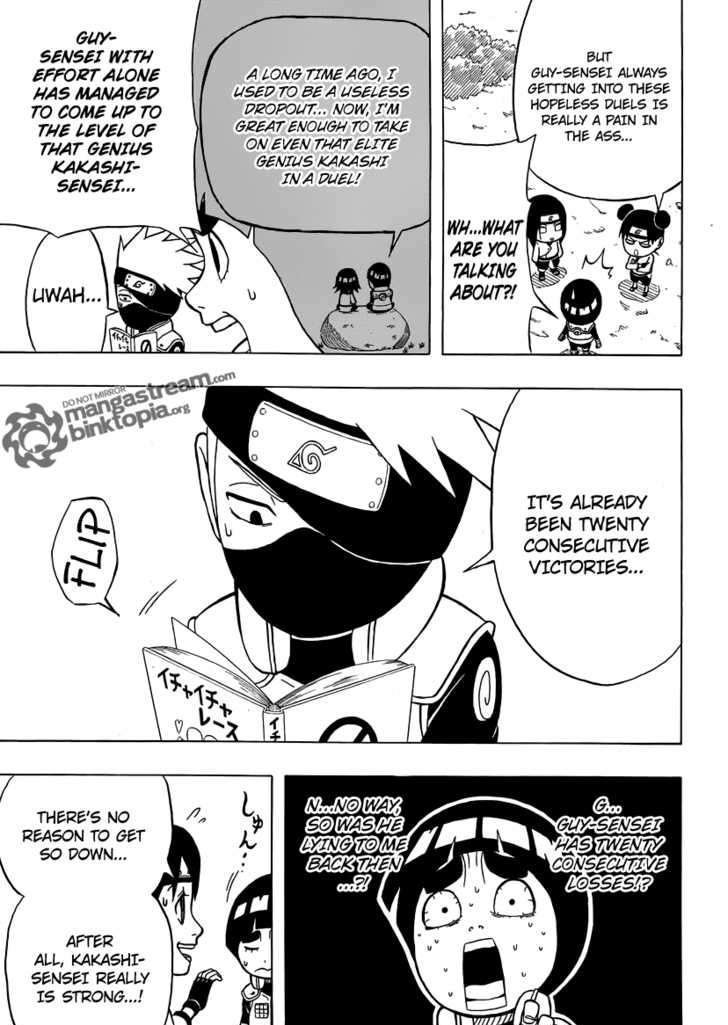 Rock Lee no Seishun Full-Power Ninden Chapter 4 page 8 - Chapter 4: Copy Ninja Rock Lee!?