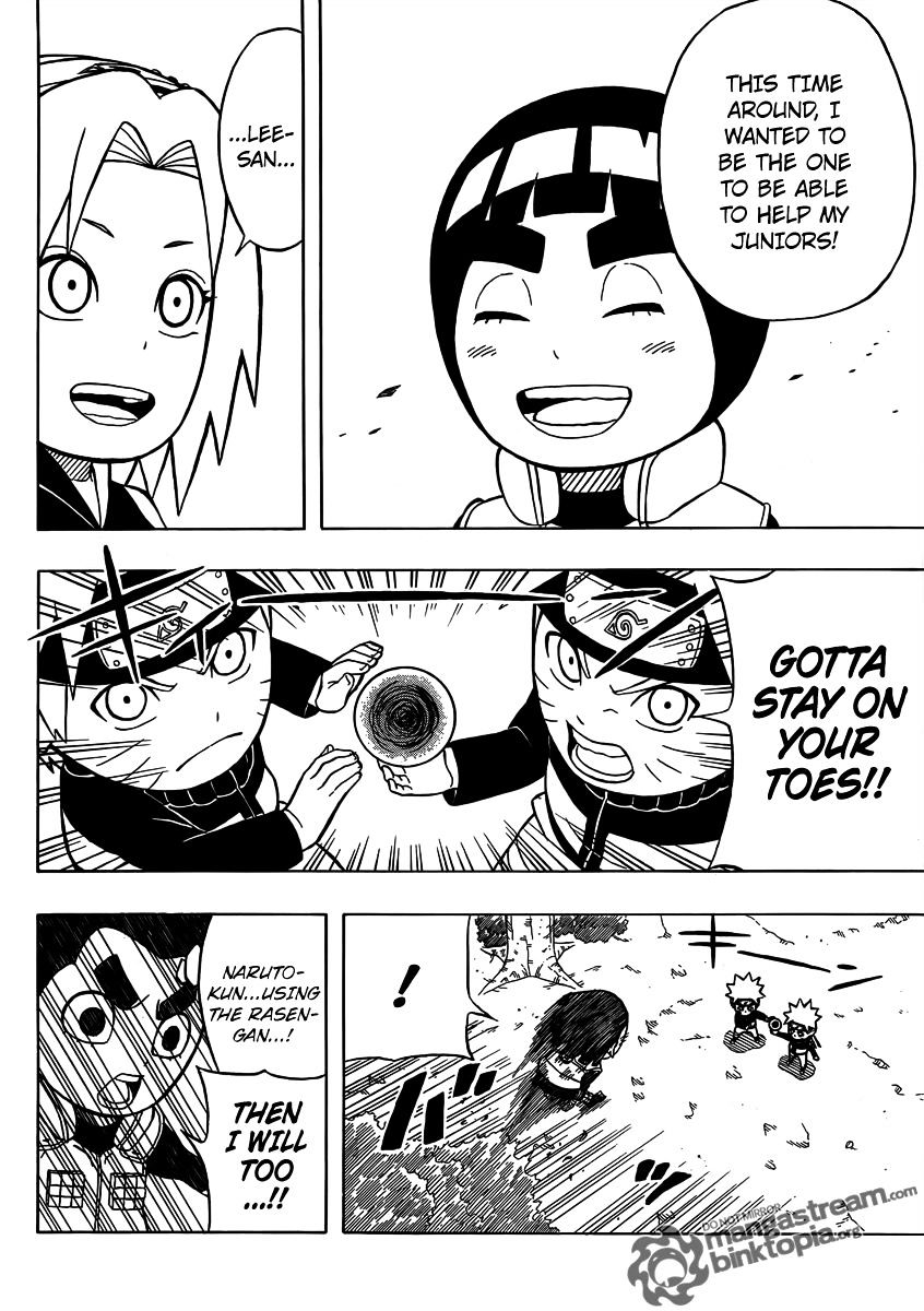Rock Lee no Seishun Full-Power Ninden Chapter 5.5 page 11 - Chapter 5.5: Omake: Naruto Vs. Konohamaru Vs. Rock Lee!!