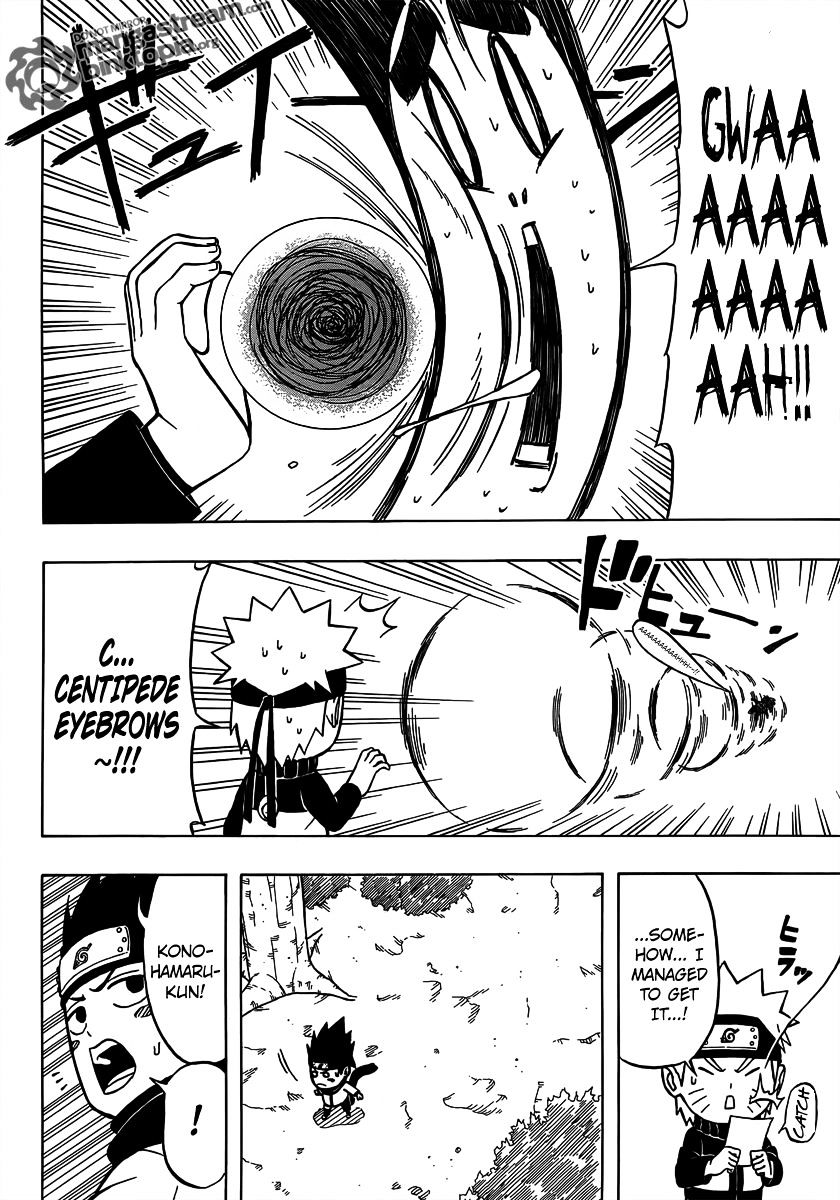 Rock Lee no Seishun Full-Power Ninden Chapter 5.5 page 13 - Chapter 5.5: Omake: Naruto Vs. Konohamaru Vs. Rock Lee!!