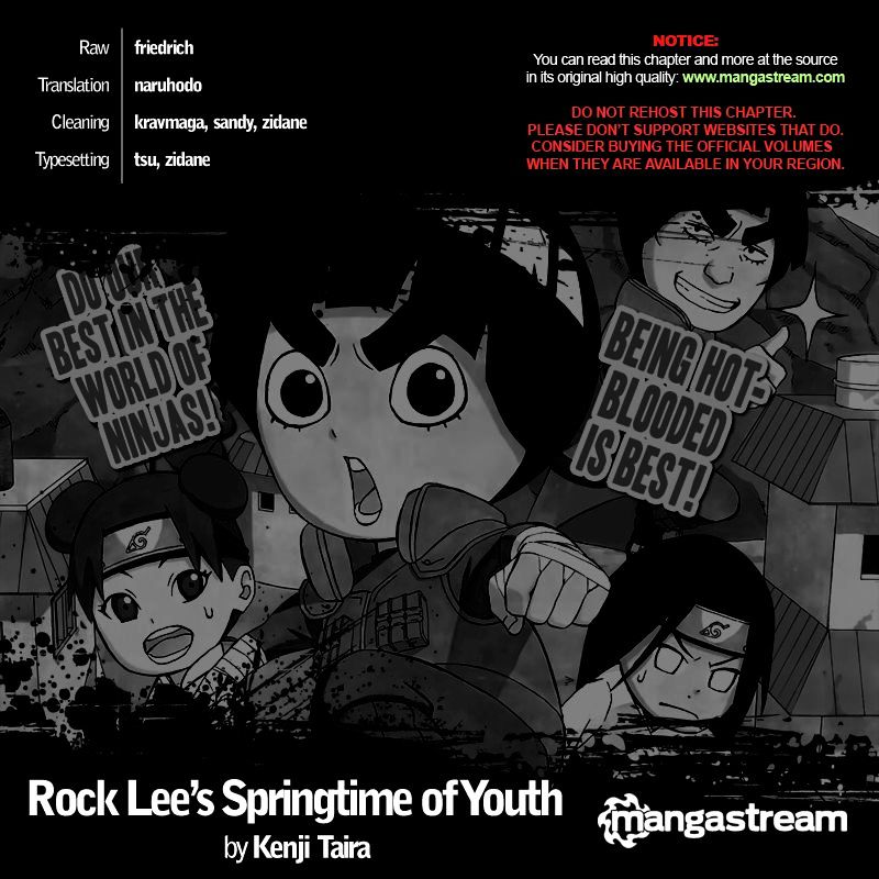 Rock Lee no Seishun Full-Power Ninden Chapter 5.5 page 2 - Chapter 5.5: Omake: Naruto Vs. Konohamaru Vs. Rock Lee!!