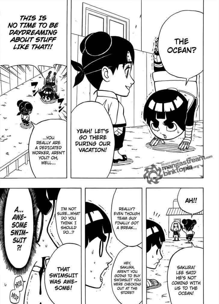 Rock Lee no Seishun Full-Power Ninden Chapter 5 page 3 - Chapter 5: Sakura's Swimsuit!!