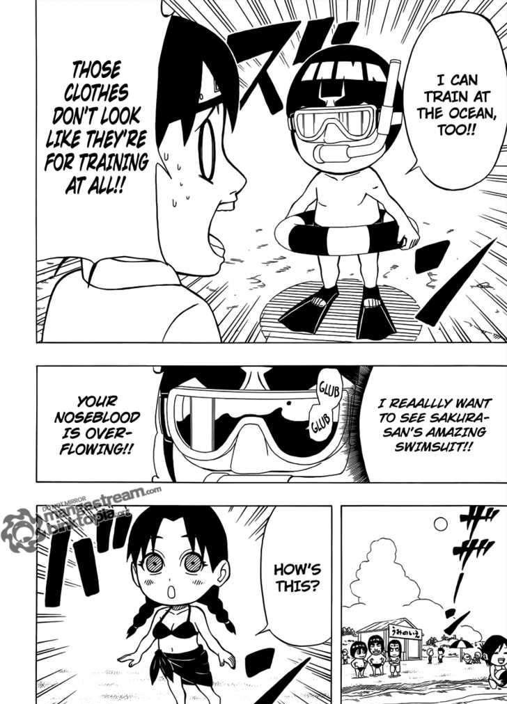 Rock Lee no Seishun Full-Power Ninden Chapter 5 page 4 - Chapter 5: Sakura's Swimsuit!!