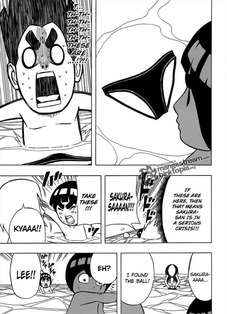Rock Lee no Seishun Full-Power Ninden Chapter 5 page 9 - Chapter 5: Sakura's Swimsuit!!