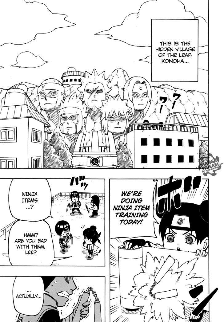 Rock Lee no Seishun Full-Power Ninden Chapter 6 page 3 - Chapter 6: Tenten's Ambition