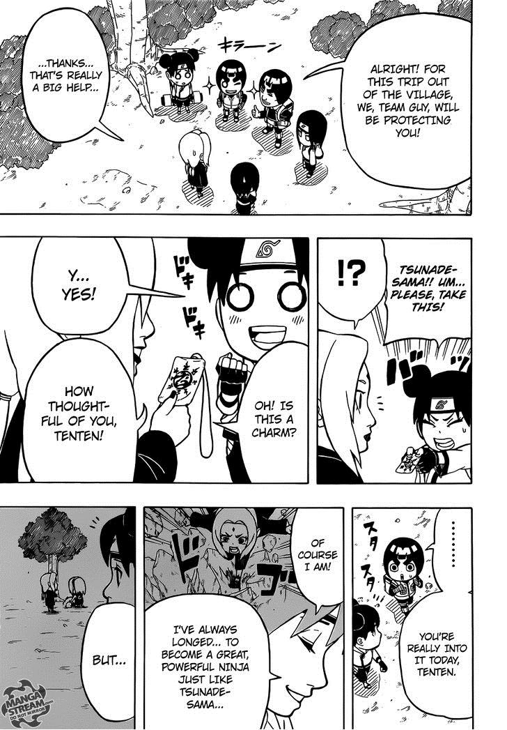 Rock Lee no Seishun Full-Power Ninden Chapter 6 page 7 - Chapter 6: Tenten's Ambition