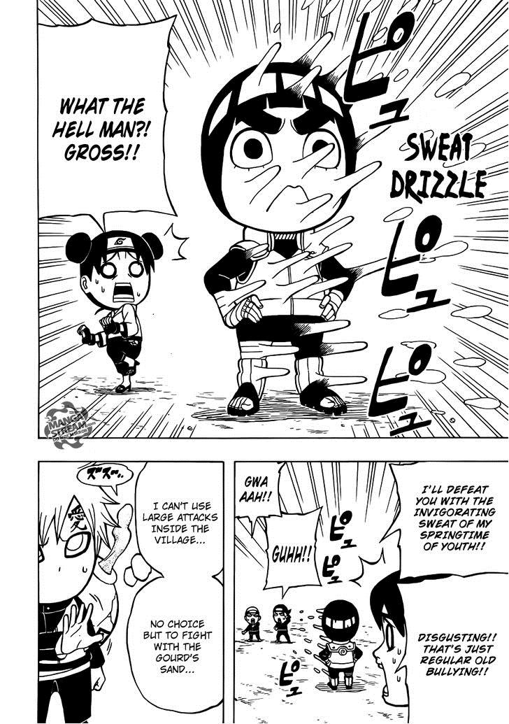 Rock Lee no Seishun Full-Power Ninden Chapter 7 page 14 - Chapter 7: Gaara of the Desert