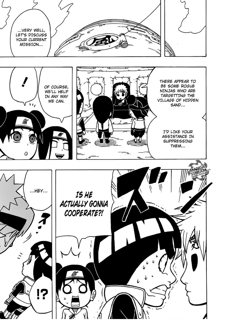 Rock Lee no Seishun Full-Power Ninden Chapter 7 page 7 - Chapter 7: Gaara of the Desert
