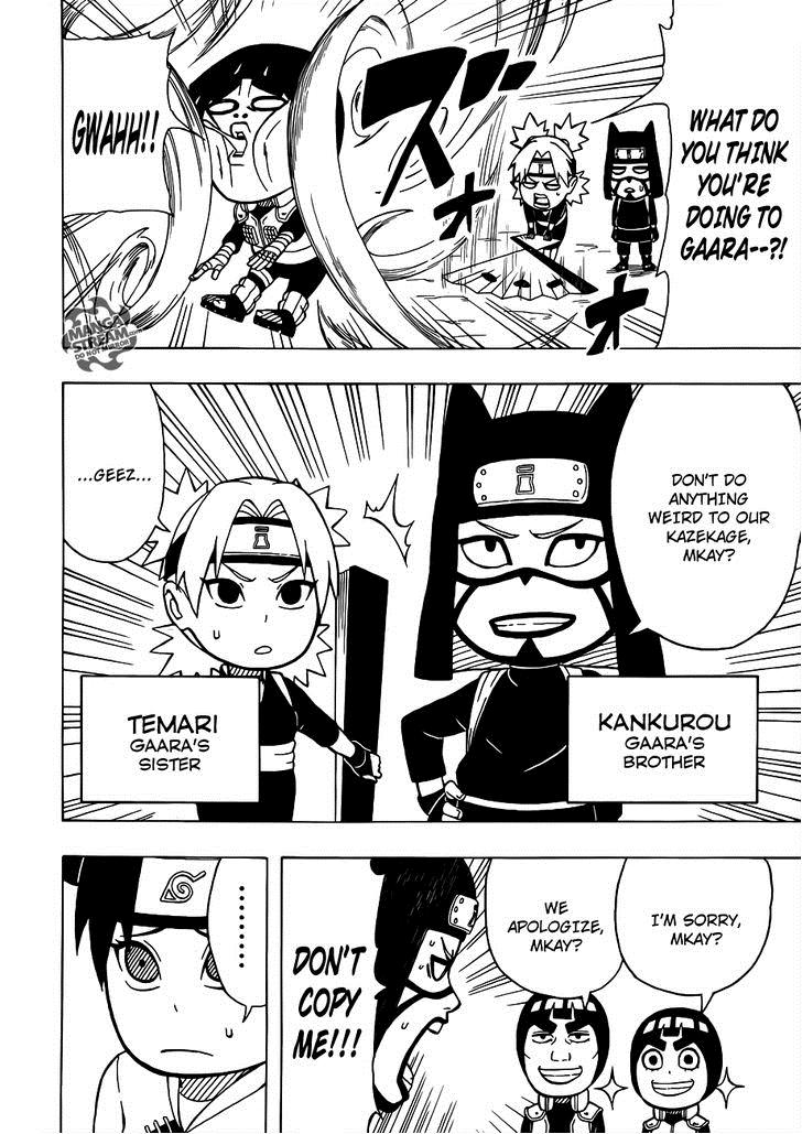 Rock Lee no Seishun Full-Power Ninden Chapter 7 page 8 - Chapter 7: Gaara of the Desert