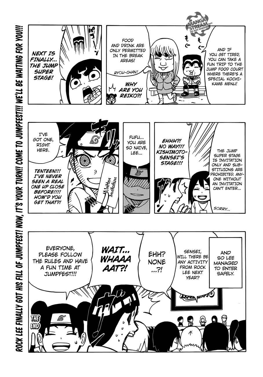 Rock Lee no Seishun Full-Power Ninden Chapter 8.5 page 6 - Chapter 8.5: Omake