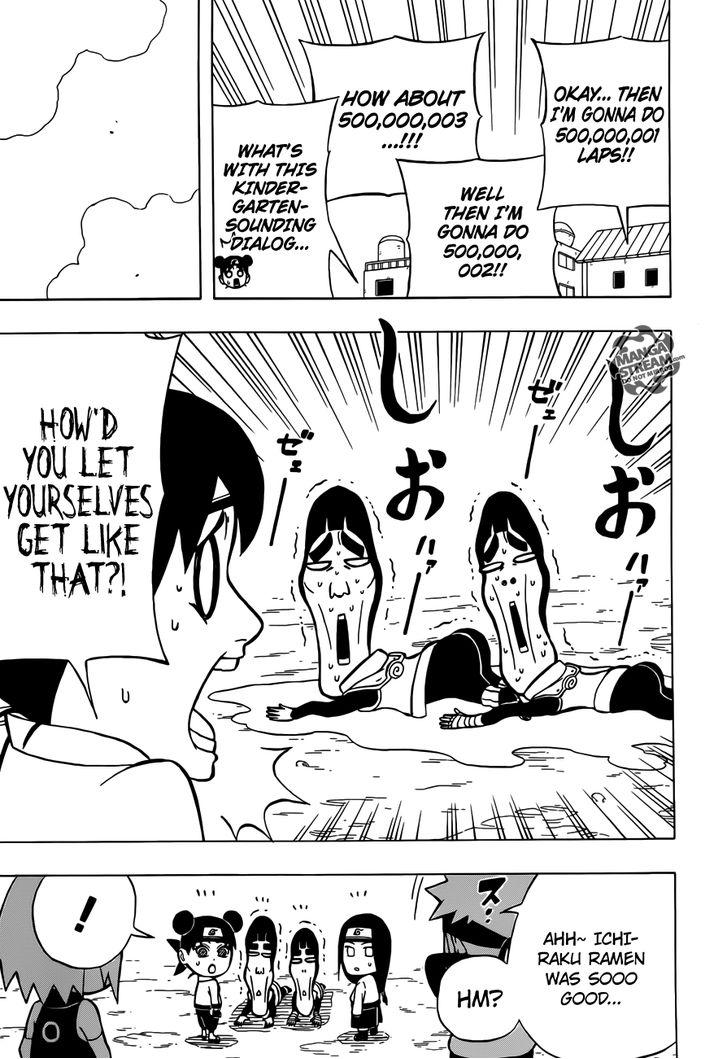 Rock Lee no Seishun Full-Power Ninden Chapter 8 page 10 - Chapter 8: Rock Lee Vs. Might Guy