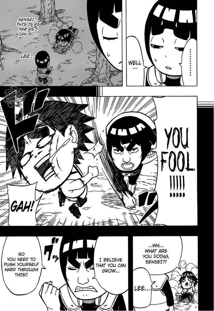 Rock Lee no Seishun Full-Power Ninden Chapter 8 page 12 - Chapter 8: Rock Lee Vs. Might Guy