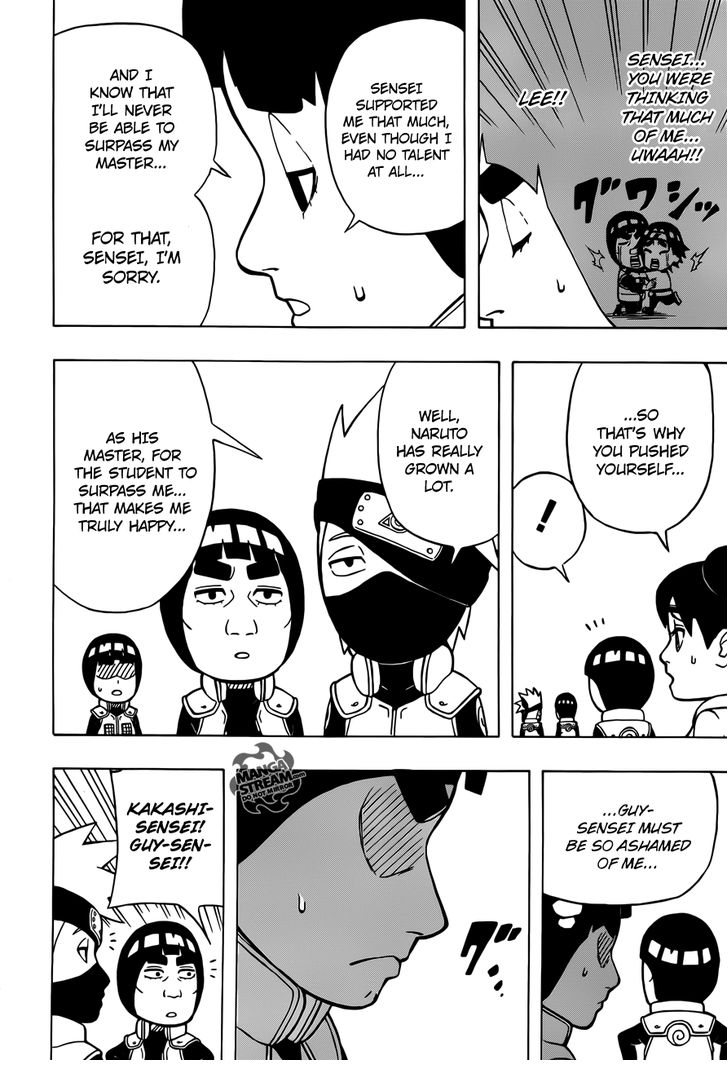 Rock Lee no Seishun Full-Power Ninden Chapter 8 page 13 - Chapter 8: Rock Lee Vs. Might Guy