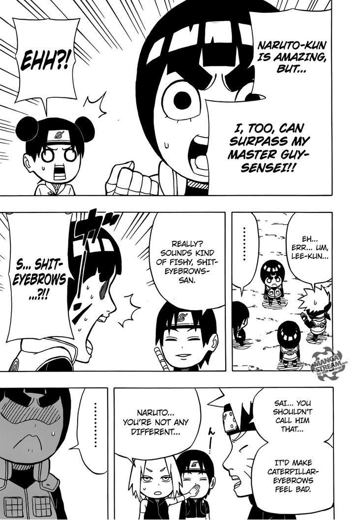 Rock Lee no Seishun Full-Power Ninden Chapter 8 page 14 - Chapter 8: Rock Lee Vs. Might Guy