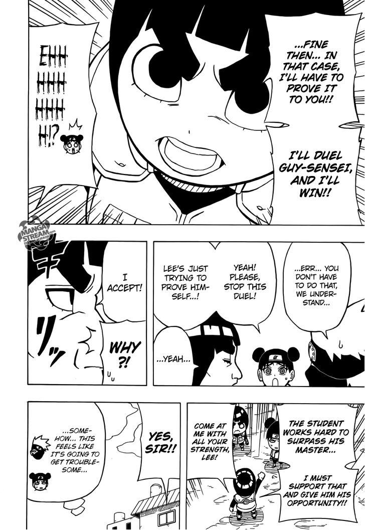Rock Lee no Seishun Full-Power Ninden Chapter 8 page 15 - Chapter 8: Rock Lee Vs. Might Guy