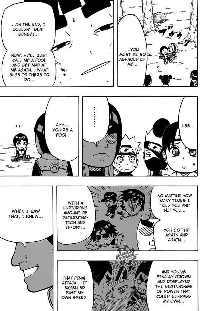 Rock Lee no Seishun Full-Power Ninden Chapter 8 page 30 - Chapter 8: Rock Lee Vs. Might Guy