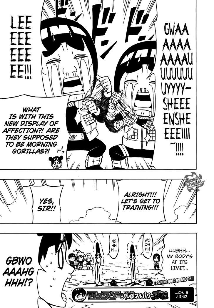 Rock Lee no Seishun Full-Power Ninden Chapter 8 page 32 - Chapter 8: Rock Lee Vs. Might Guy