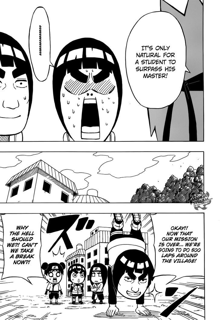 Rock Lee no Seishun Full-Power Ninden Chapter 8 page 8 - Chapter 8: Rock Lee Vs. Might Guy