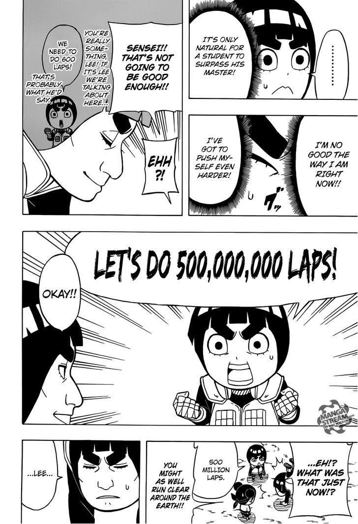 Rock Lee no Seishun Full-Power Ninden Chapter 8 page 9 - Chapter 8: Rock Lee Vs. Might Guy