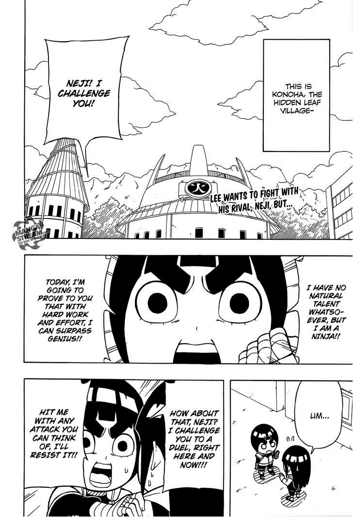 Rock Lee no Seishun Full-Power Ninden Chapter 9 page 3 - Chapter 9: Neji and Hinata!!