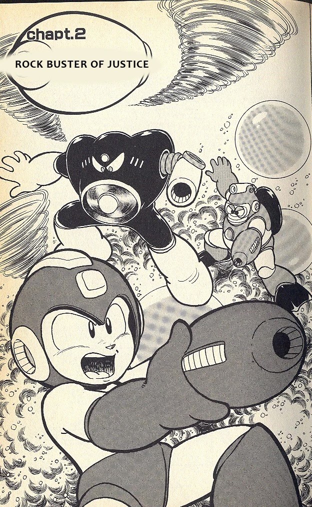 Rockman Dr Wily's Revenge Chapter 2 page 1 - Chapter 2: Rock buster of justice!