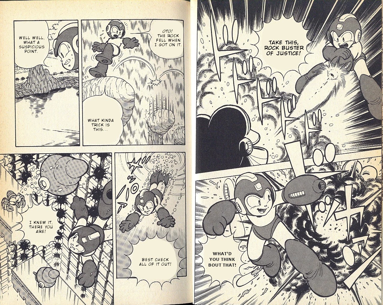 Rockman Dr Wily's Revenge Chapter 2 page 5 - Chapter 2: Rock buster of justice!