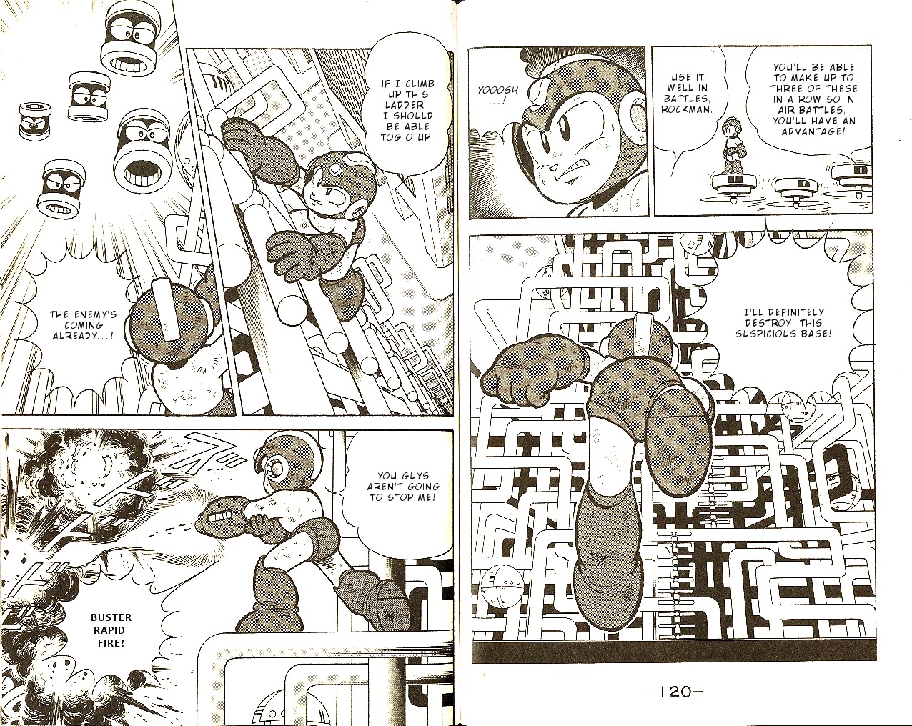 Rockman Dr Wily's Revenge Chapter 4 page 7 - Chapter 4: Suspicious base