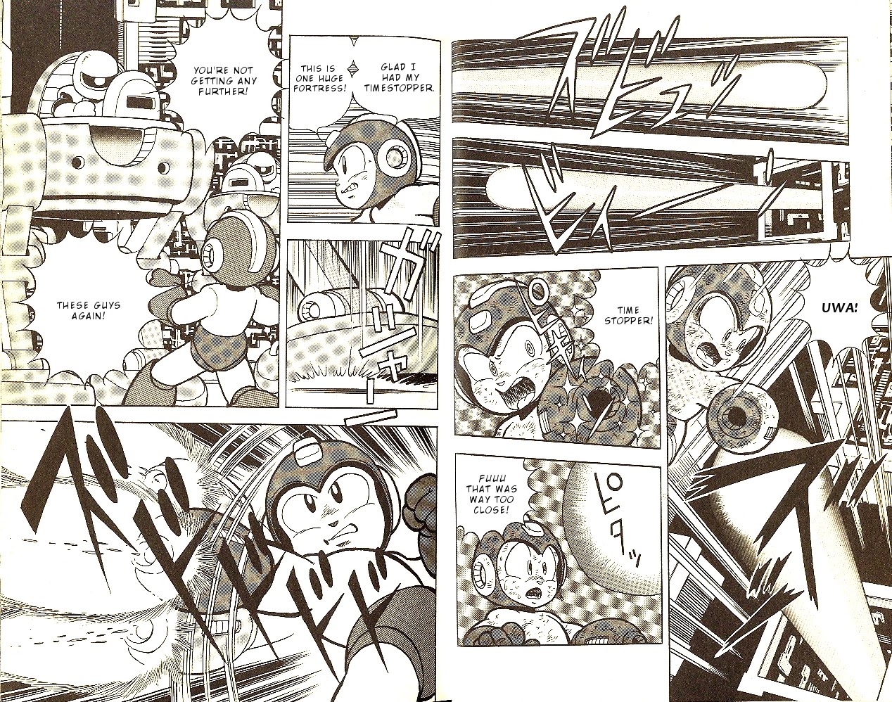 Rockman Dr Wily's Revenge Chapter 5 page 13 - Chapter 5: Time stop! Escape the maze!