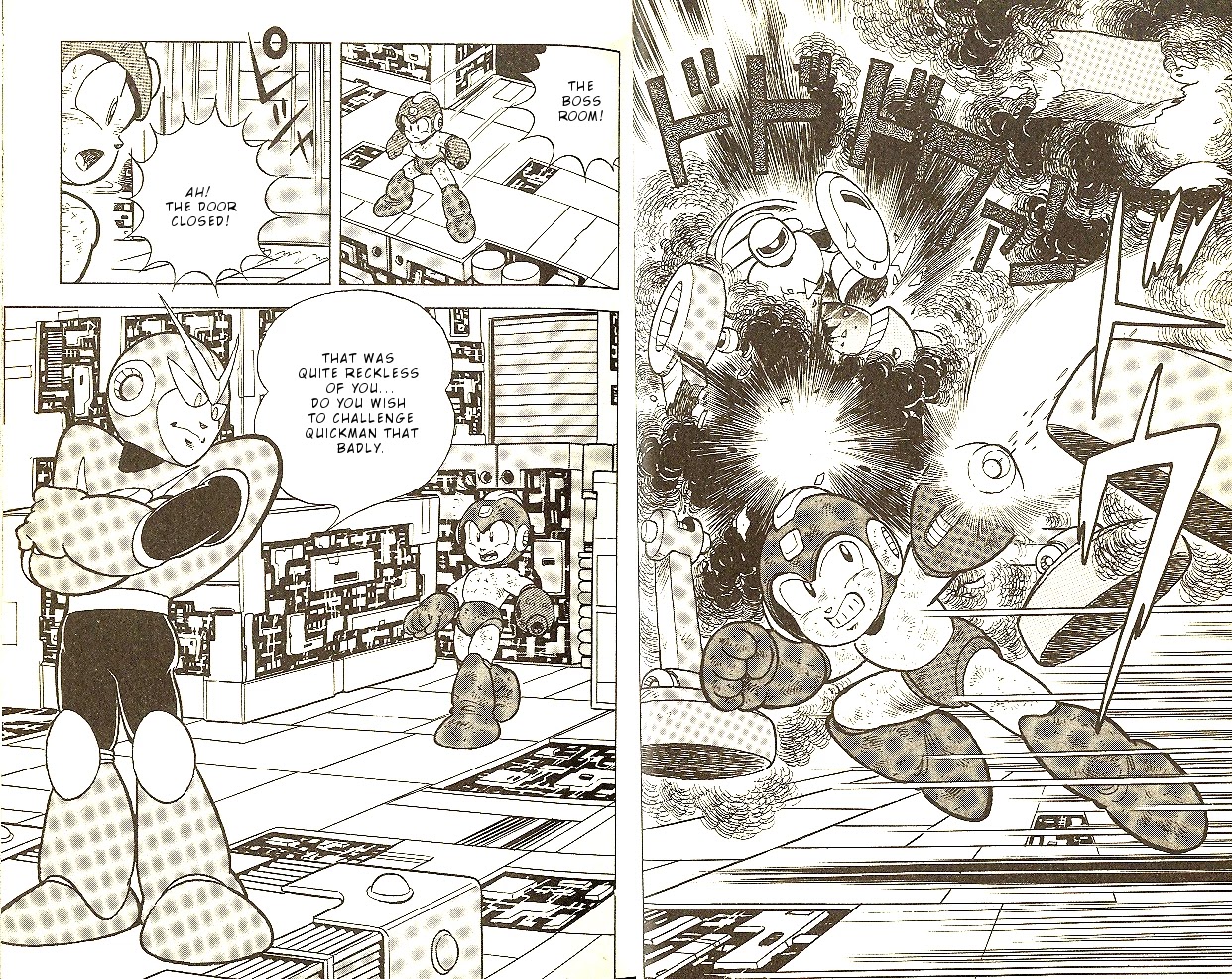 Rockman Dr Wily's Revenge Chapter 5 page 14 - Chapter 5: Time stop! Escape the maze!
