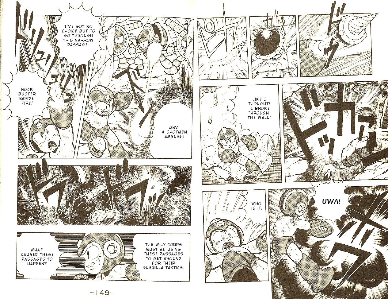 Rockman Dr Wily's Revenge Chapter 5 page 5 - Chapter 5: Time stop! Escape the maze!