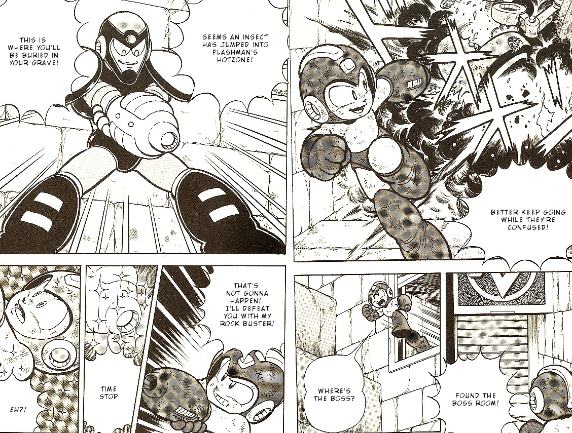 Rockman Dr Wily's Revenge Chapter 5 page 7 - Chapter 5: Time stop! Escape the maze!