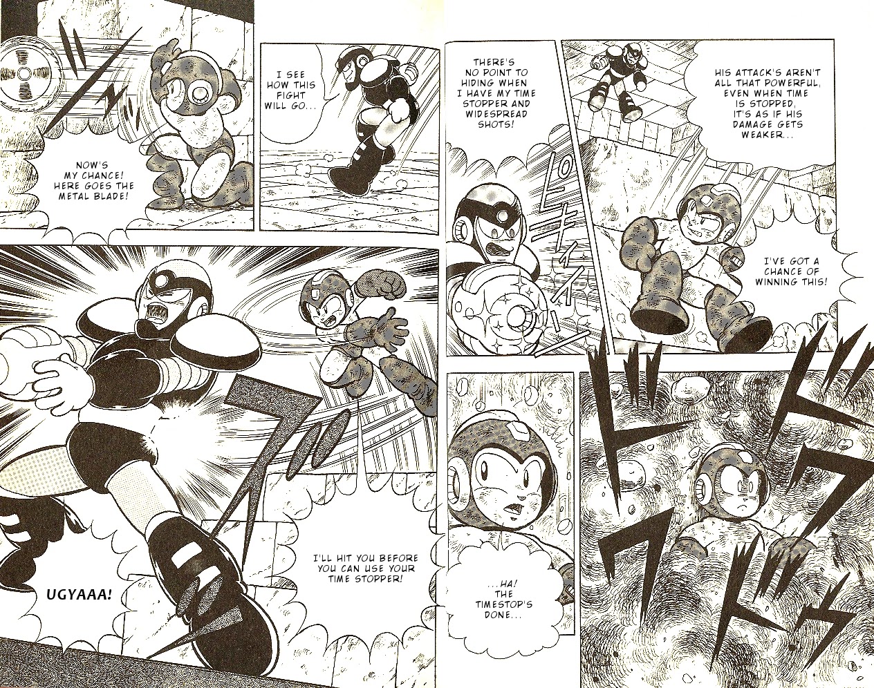 Rockman Dr Wily's Revenge Chapter 5 page 9 - Chapter 5: Time stop! Escape the maze!