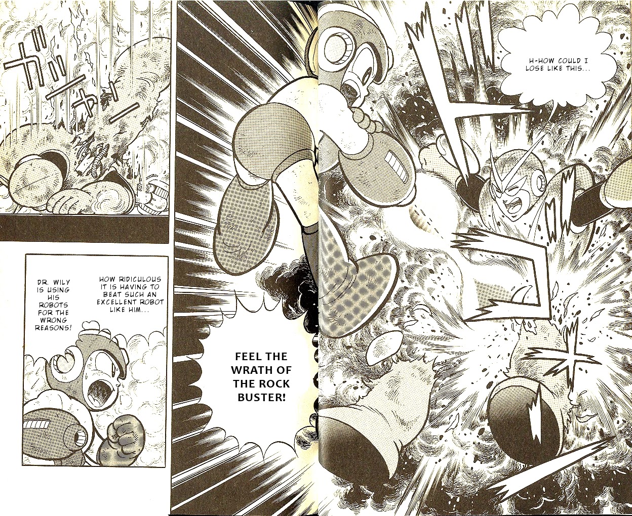 Rockman Dr Wily's Revenge Chapter 6 page 5 - Chapter 6: Go beyond your power! Go further!