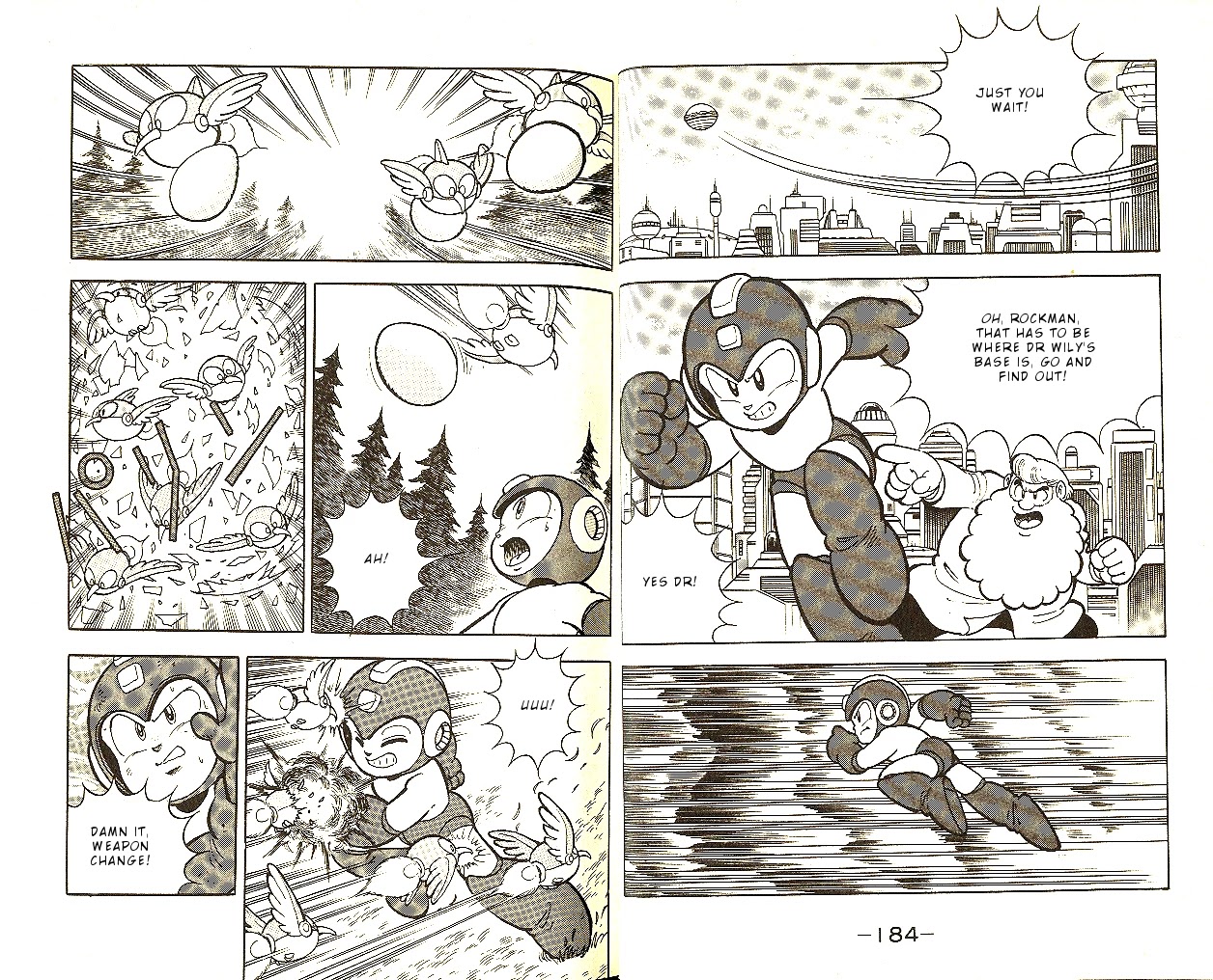 Rockman Dr Wily's Revenge Chapter 6 page 7 - Chapter 6: Go beyond your power! Go further!