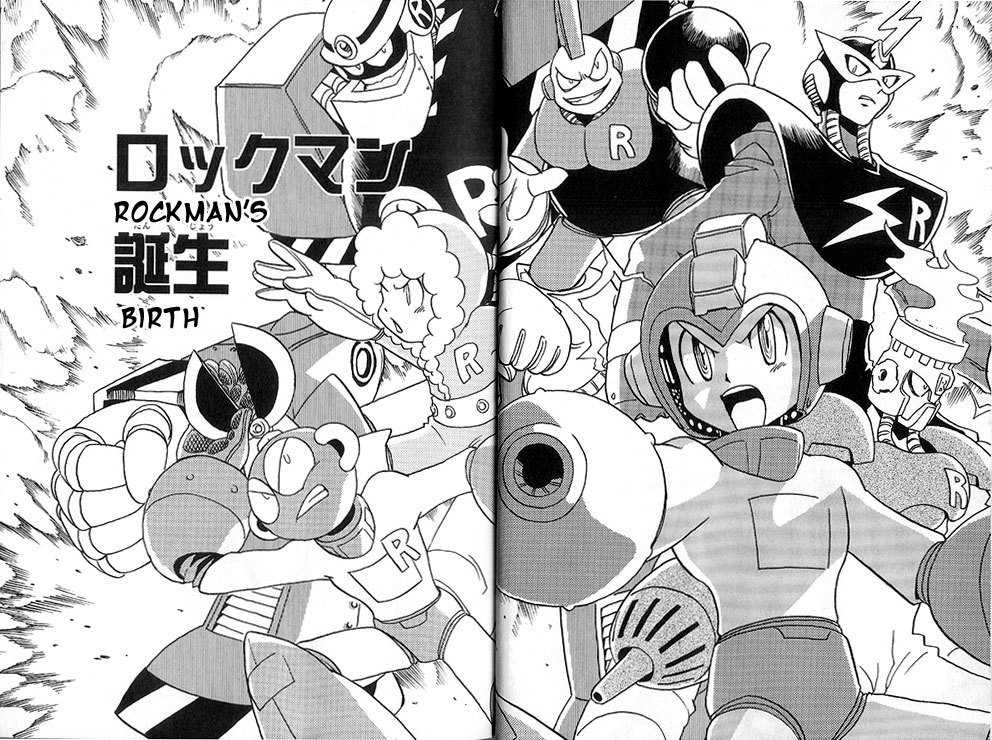 Rockman Megamix Chapter 1 page 6 - Chapter 1: Rockman's Birth