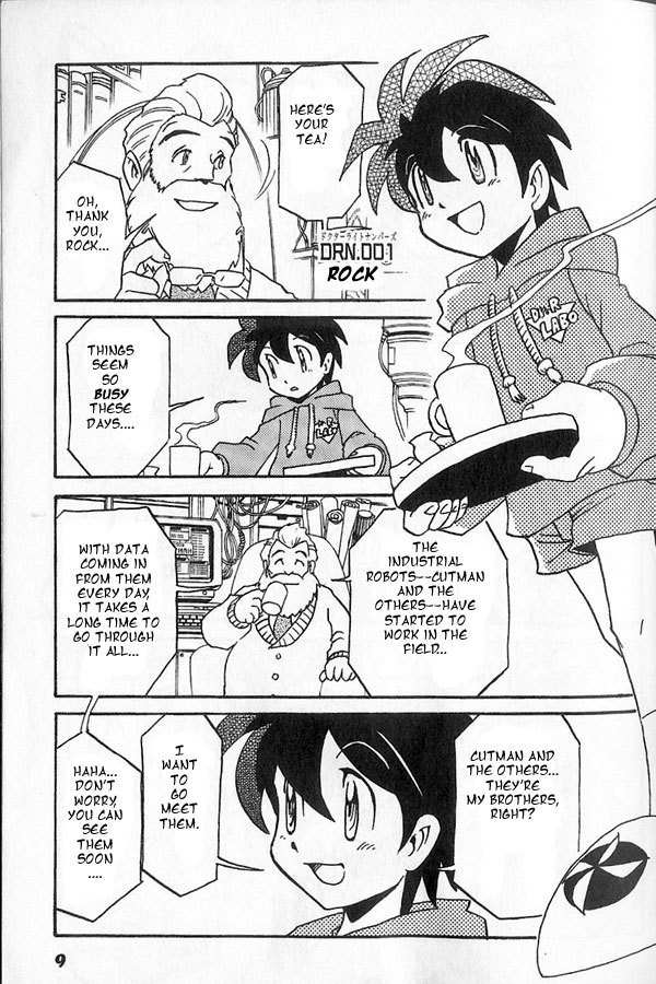 Rockman Megamix Chapter 1 page 8 - Chapter 1: Rockman's Birth
