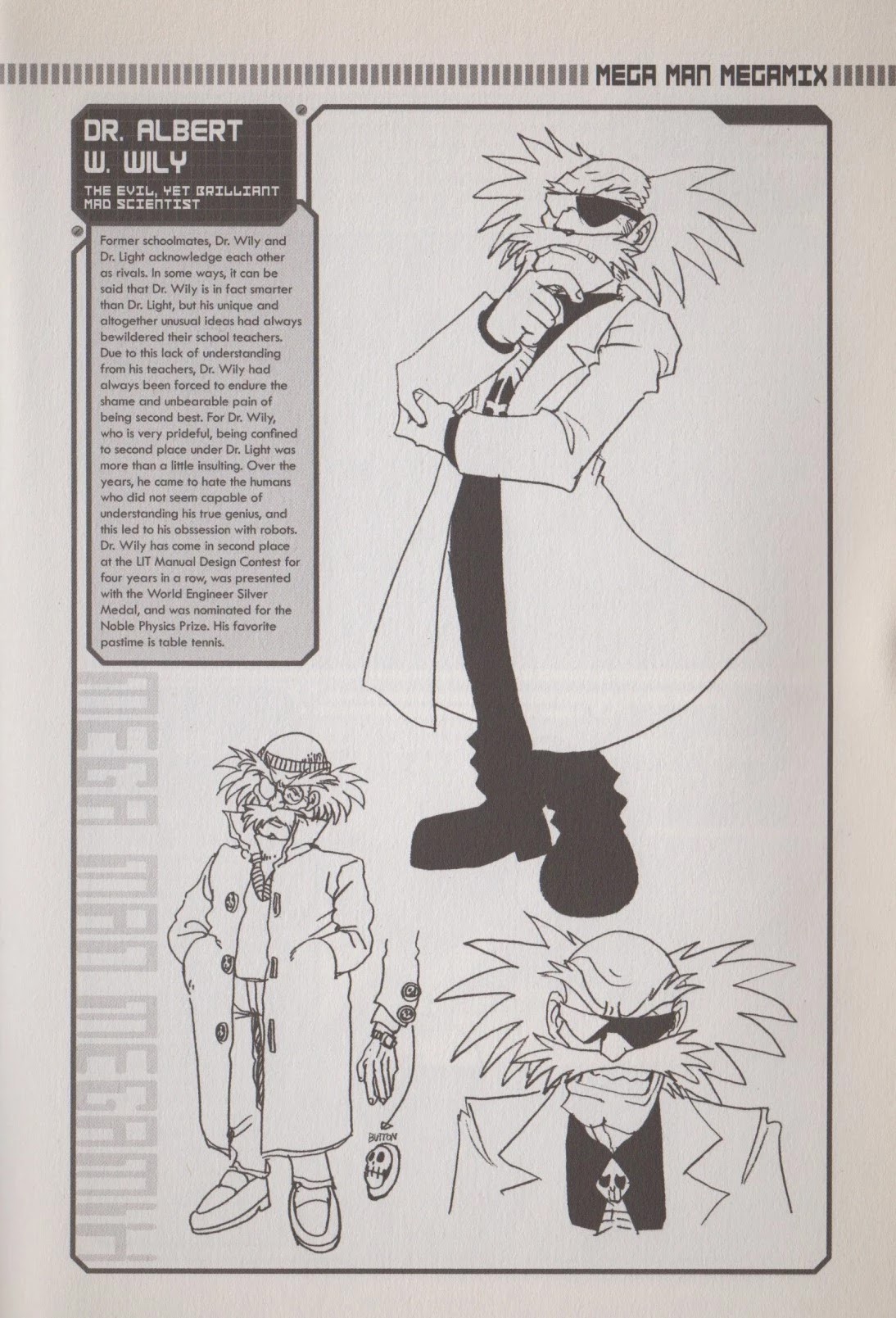 Rockman Megamix Chapter 3.1 page 14 - Chapter 3.1: Character Profiles + Creator Interview