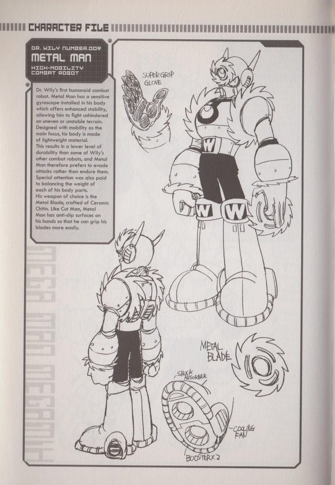 Rockman Megamix Chapter 3.1 page 15 - Chapter 3.1: Character Profiles + Creator Interview