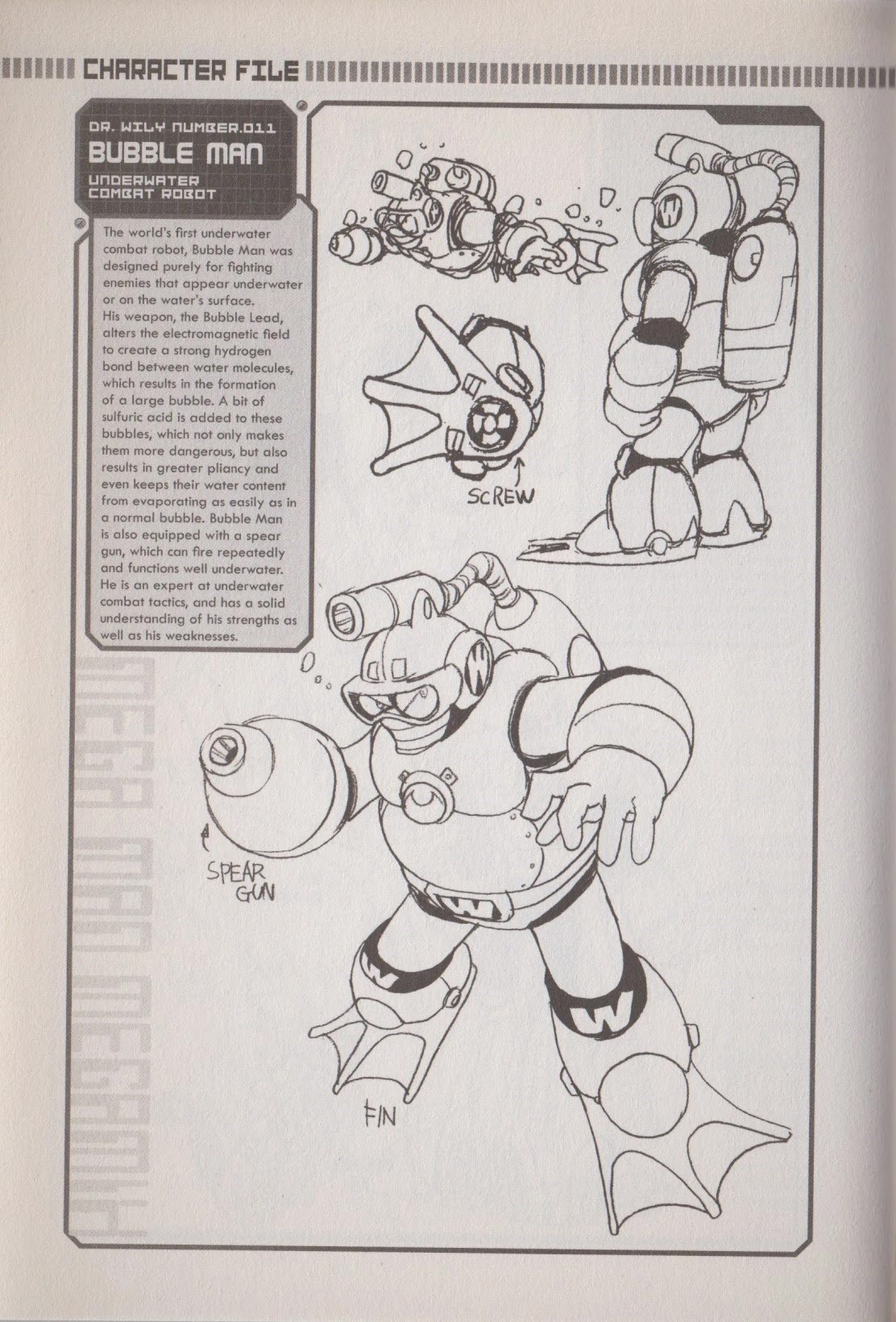 Rockman Megamix Chapter 3.1 page 17 - Chapter 3.1: Character Profiles + Creator Interview