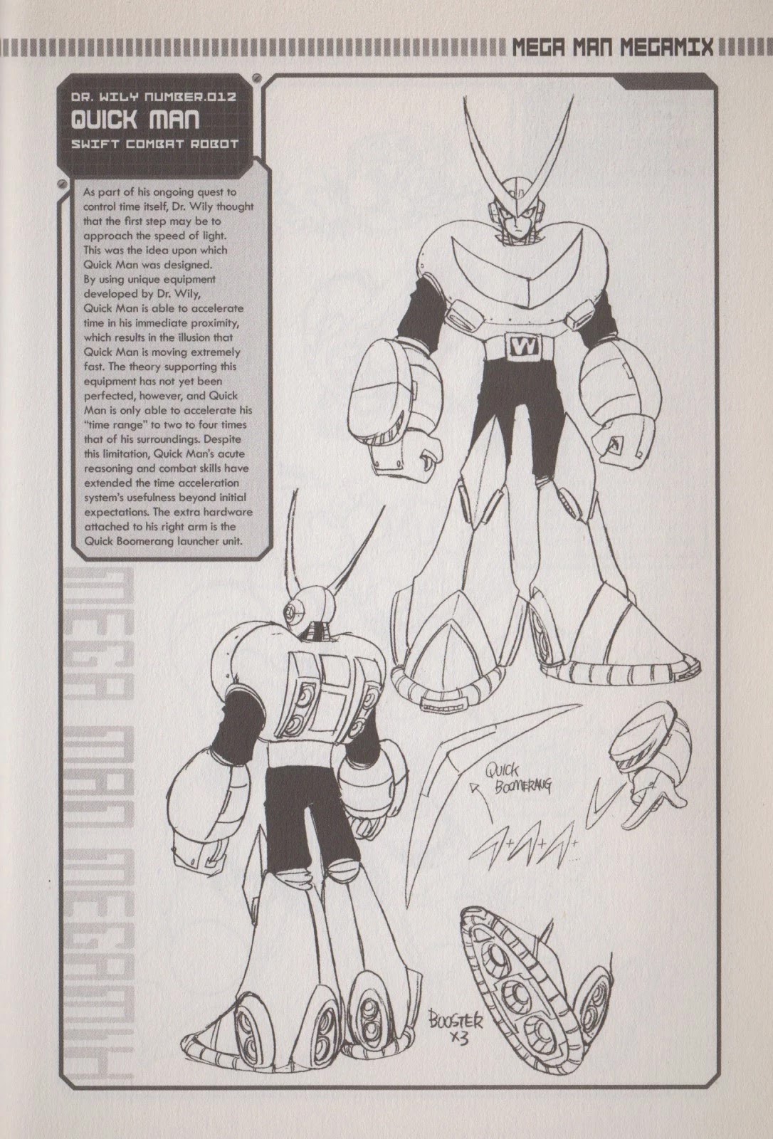 Rockman Megamix Chapter 3.1 page 18 - Chapter 3.1: Character Profiles + Creator Interview