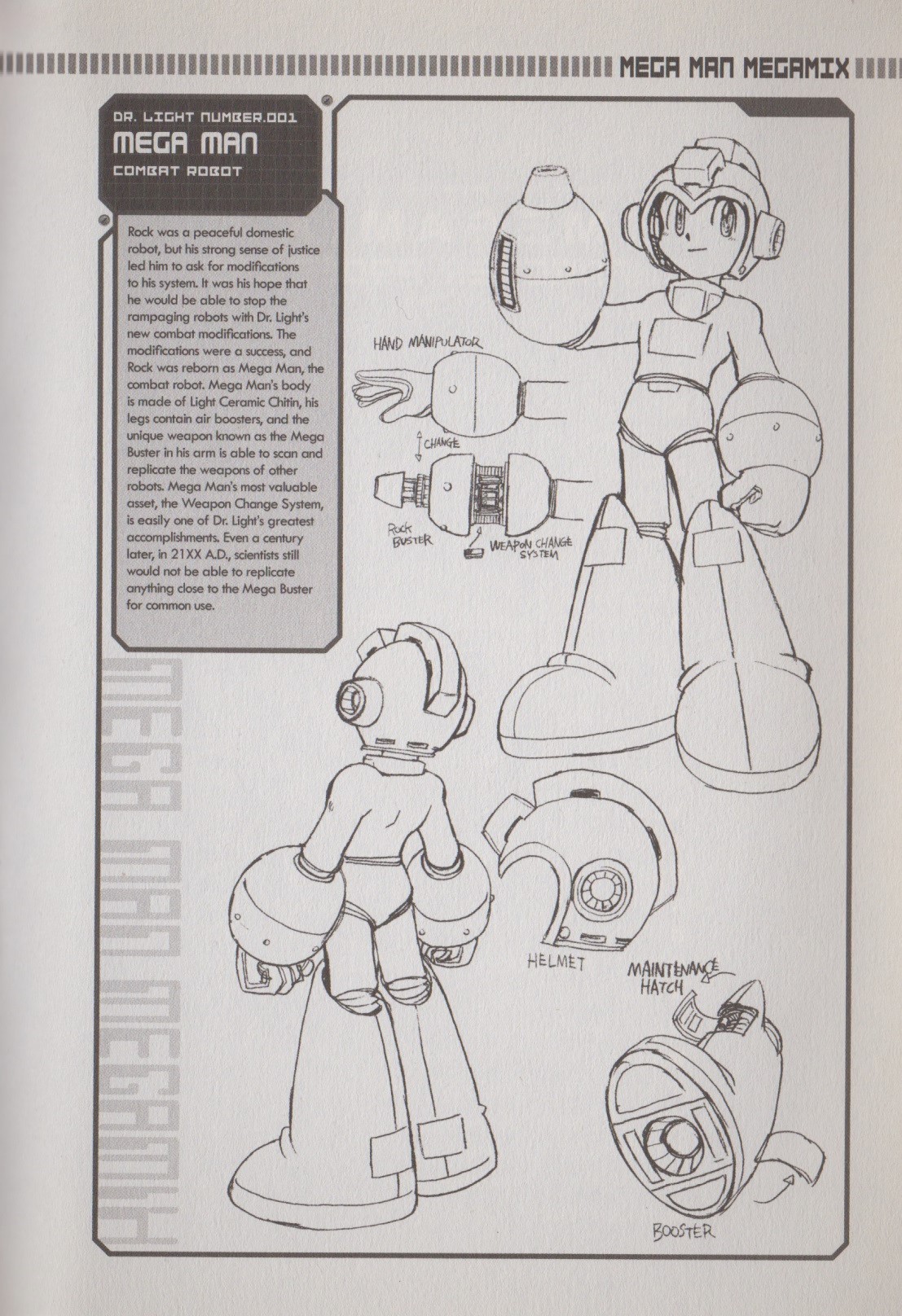 Rockman Megamix Chapter 3.1 page 2 - Chapter 3.1: Character Profiles + Creator Interview