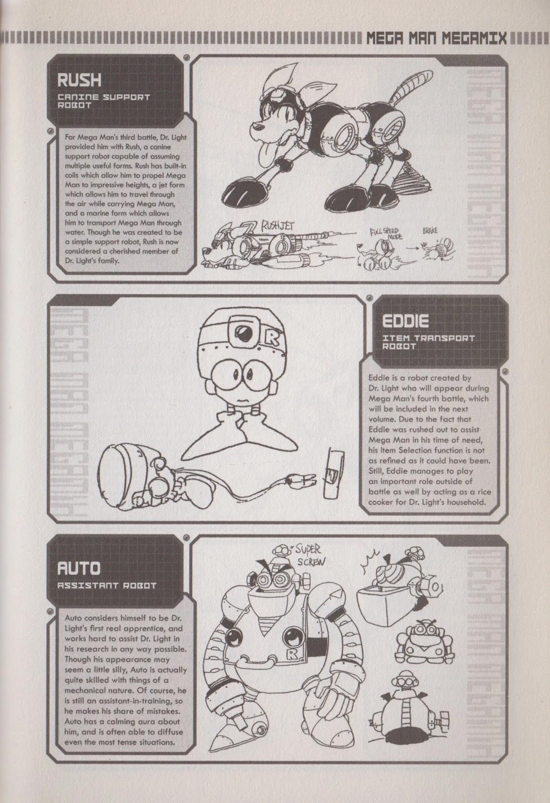 Rockman Megamix Chapter 3.1 page 24 - Chapter 3.1: Character Profiles + Creator Interview