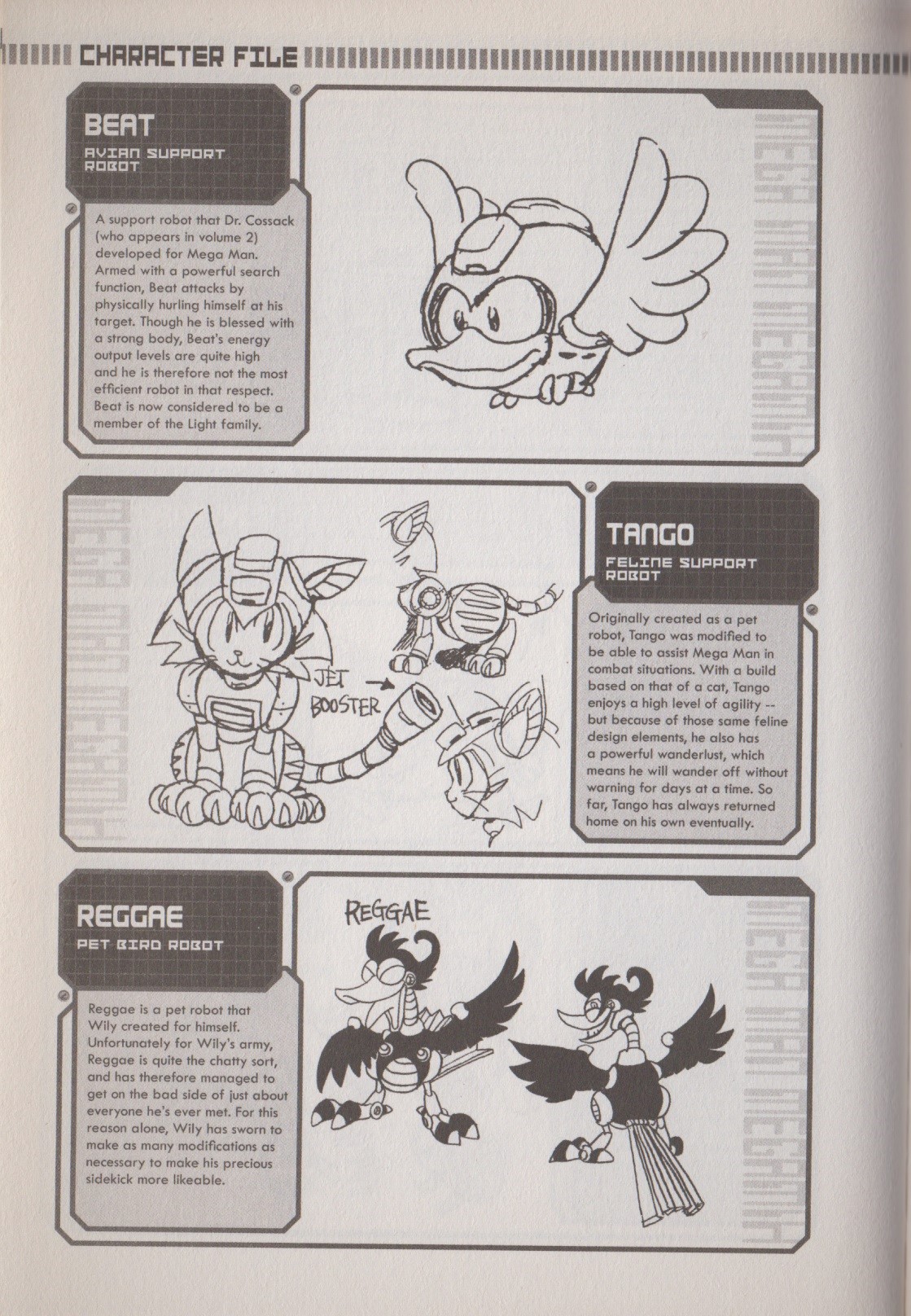 Rockman Megamix Chapter 3.1 page 25 - Chapter 3.1: Character Profiles + Creator Interview