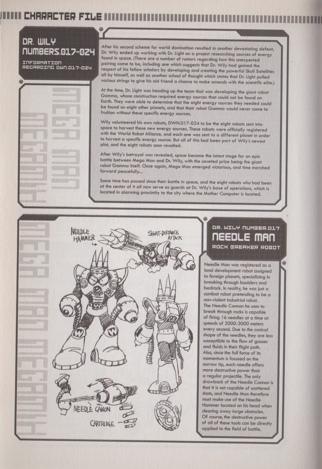 Rockman Megamix Chapter 3.1 page 27 - Chapter 3.1: Character Profiles + Creator Interview