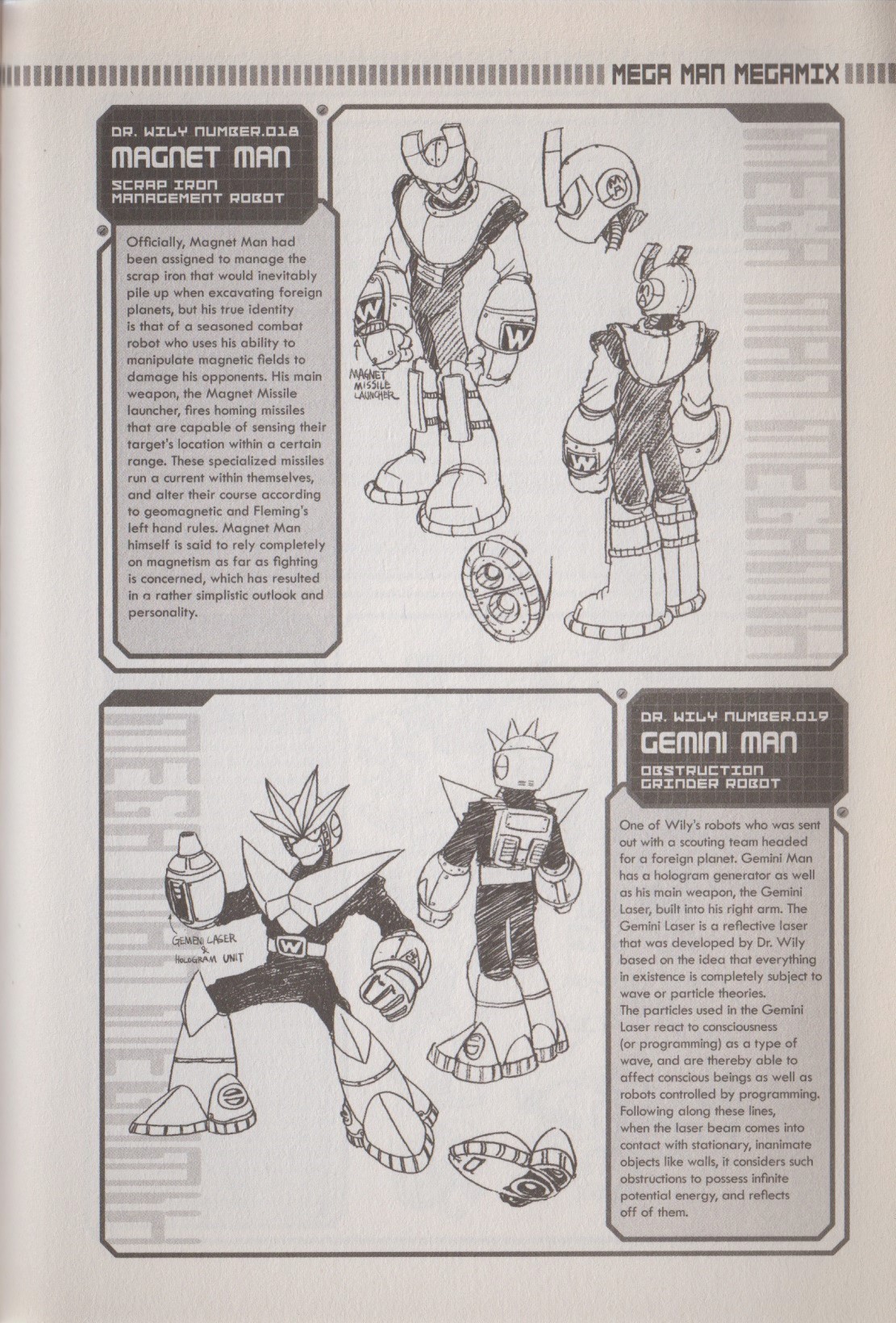 Rockman Megamix Chapter 3.1 page 28 - Chapter 3.1: Character Profiles + Creator Interview