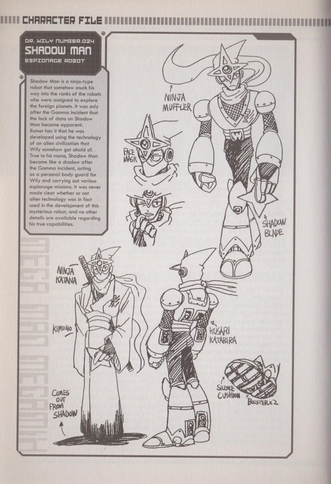 Rockman Megamix Chapter 3.1 page 31 - Chapter 3.1: Character Profiles + Creator Interview
