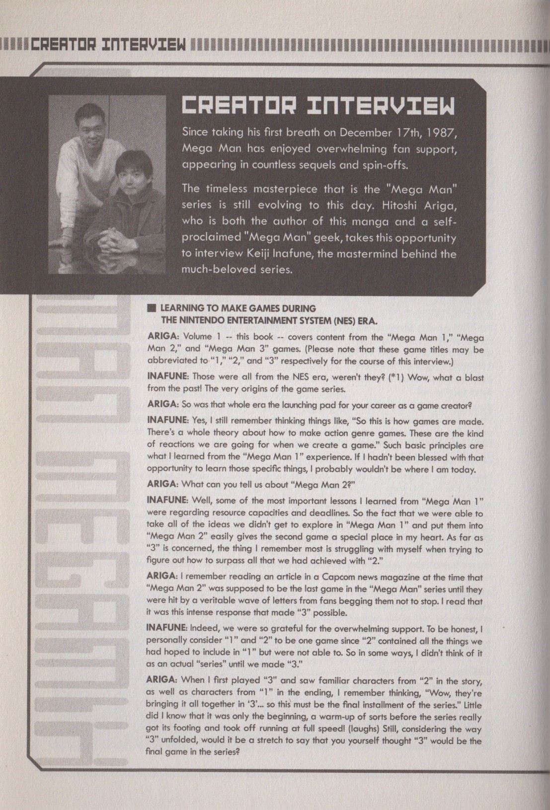 Rockman Megamix Chapter 3.1 page 32 - Chapter 3.1: Character Profiles + Creator Interview