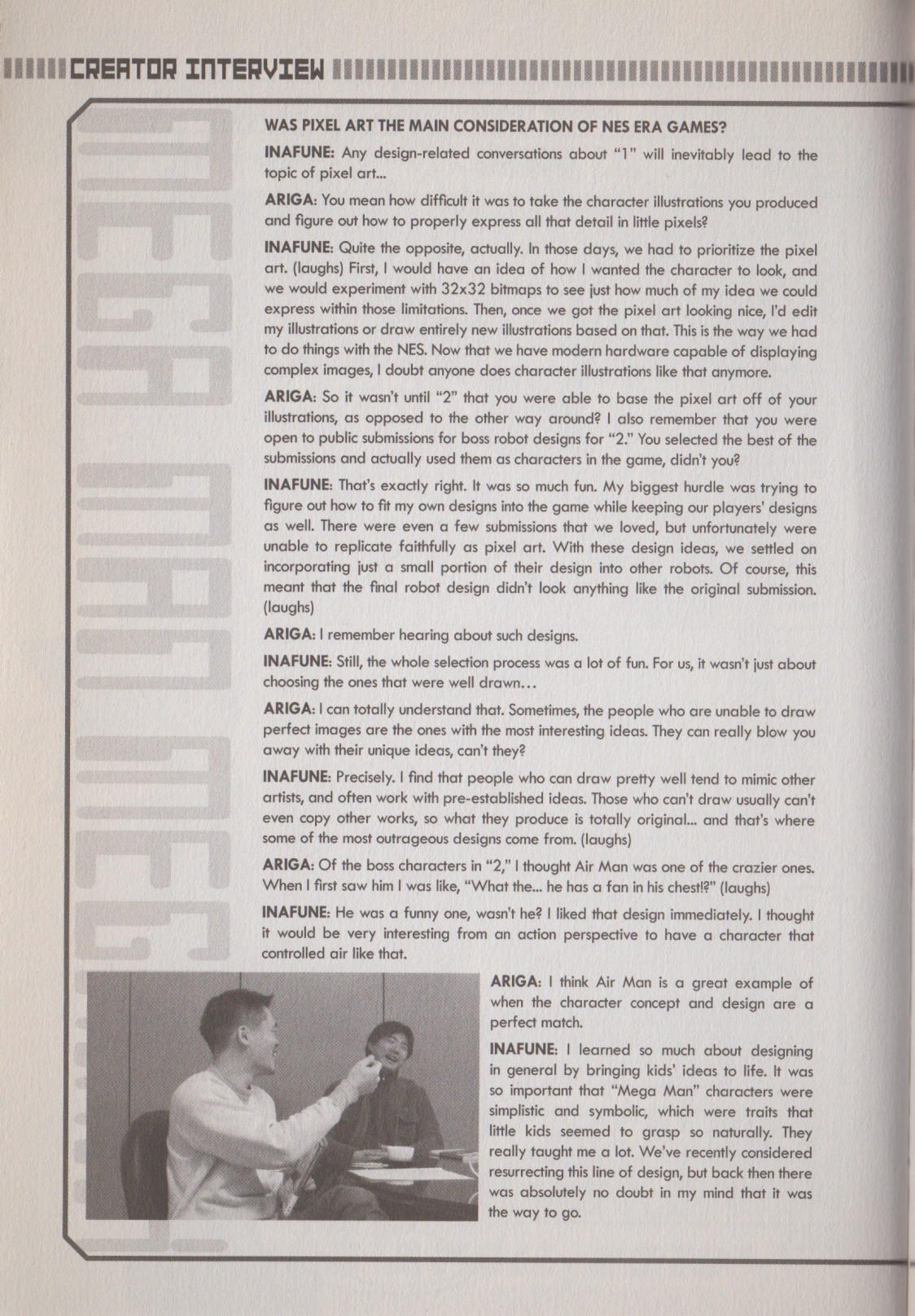 Rockman Megamix Chapter 3.1 page 34 - Chapter 3.1: Character Profiles + Creator Interview
