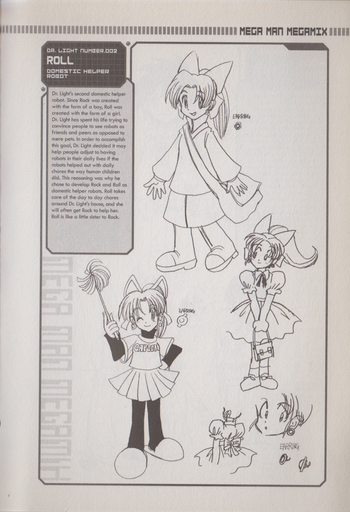 Rockman Megamix Chapter 3.1 page 4 - Chapter 3.1: Character Profiles + Creator Interview