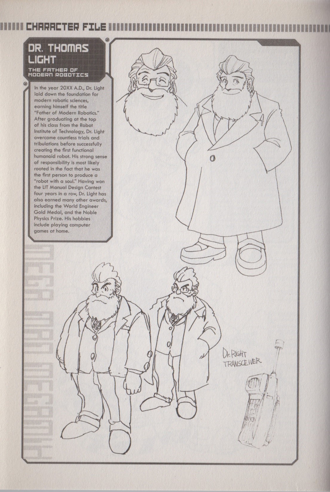 Rockman Megamix Chapter 3.1 page 5 - Chapter 3.1: Character Profiles + Creator Interview